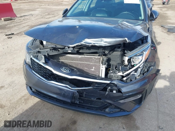 2019 Kia Optima LX with VIN 5XXGT4L34KG314075, listed as a IAAI auction lot 41656527 with 72,131 mi miles. Bid and sale history available at carsss.com. Image 6.