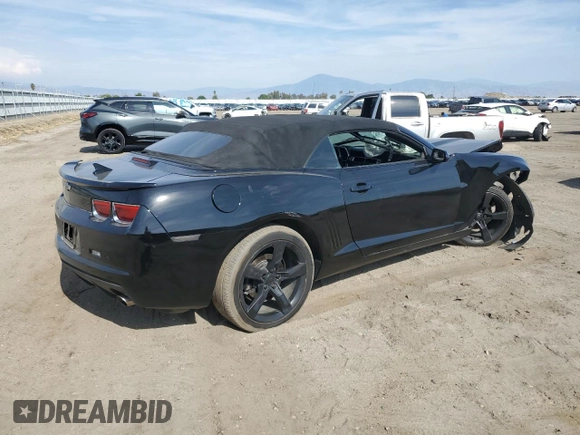 2013 Chevrolet Camaro LT with VIN 2G1FB3D35D9111495, listed as a Copart auction lot 54721035 with 197,673 mi miles and Salvage title. Bid and sale history available at DreamBid. Image 3.