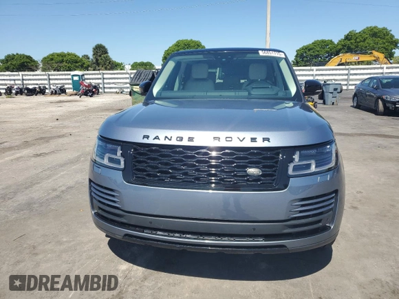 2020 Land Rover Range Rover P525 HSE with VIN SALGS2SE2LA414448, listed as a Copart auction lot 56851715 with 40,748 mi miles and Salvage title. Bid and sale history available at DreamBid. Image 5.