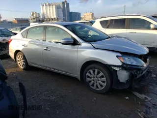 2017 Nissan Sentra S with VIN 3N1AB7AP8HY255972, listed as a Copart auction lot 74761464 with 66,672 mi miles and Salvage Title. Bid and sale history available at DreamBid. Image 4.