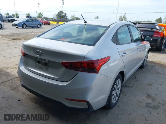 2022 Hyundai Accent SE with VIN 3KPC24A67NE167746, listed as a IAAI auction lot 42054225 with 25,883 mi miles and . Bid and sale history available at carsss.com. Image 4.