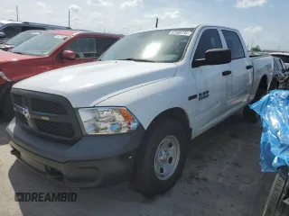 2018 Ram 1500 Tradesman with VIN 1C6RR7KM0JS321166, listed as a Copart auction lot 52686735 with 90,505 mi miles and Salvage title. Bid and sale history available at DreamBid. Image 1.