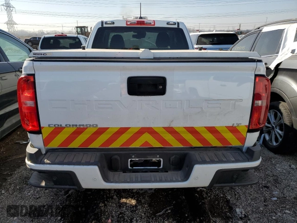 2021 Chevrolet Colorado 2WD LT with VIN 1GCHSCEA6M1230707, listed as a Copart auction lot 51024265 with 40,459 mi miles and Clean Title. Bid and sale history available at carsss.com. Image 6.