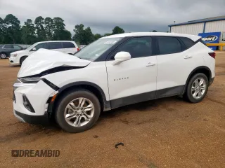 2019 Chevrolet Blazer with VIN 3GNKBBRAXKS663718, listed as a Copart auction lot 60443365 with Not provided miles and Salvage title. Bid and sale history available at DreamBid. Image 1.