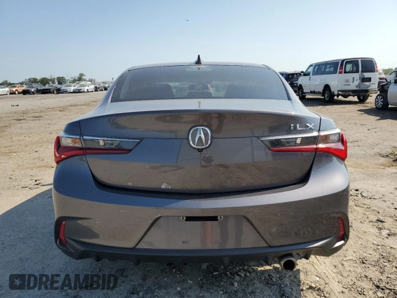 2020 Acura ILX Premium with VIN 19UDE2F77LA007630, listed as a Copart auction lot 62655785 with 102,941 mi miles and Salvage title. Bid and sale history available at DreamBid. Image 6.