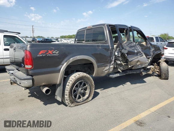2007 Ford F-250 XL with VIN 1FTSW21P27EA22349, listed as a Copart auction lot 64703015 with 210,396 mi miles and Salvage title. Bid and sale history available at DreamBid. Image 3.