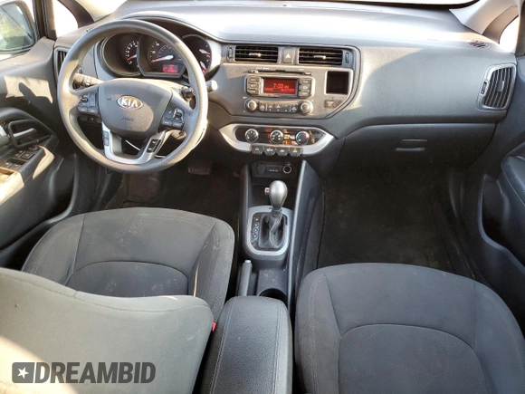 2014 Kia Rio EX with VIN KNADN5A34E6325423, listed as a Copart auction lot 69116324 with 104,083 mi miles and Salvage Title. Bid and sale history available at carsss.com. Image 8.