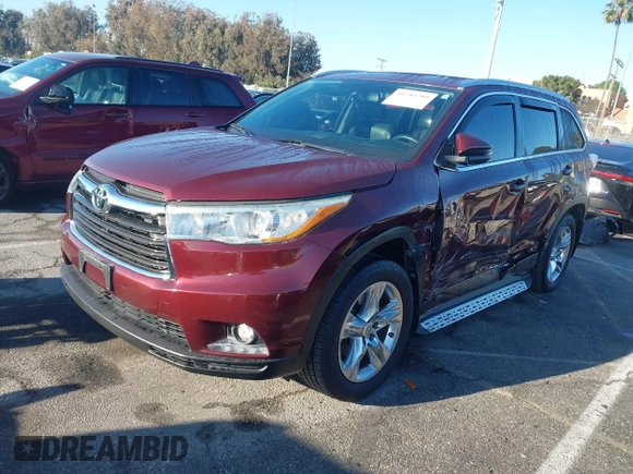 2015 Toyota Highlander Limited z VIN 5TDYKRFH7FS046977, wystawiony jako IAAI lot #41745799 z przebiegiem 100 336 mil mil oraz . Historia ofert i sprzedaży dostępna na DreamBid. Obrazek 17.