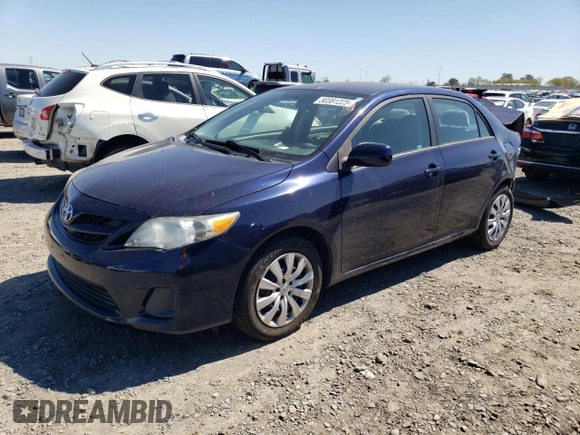 2012 Toyota Corolla L with VIN 2T1BU4EEXCC912489, listed as a Copart auction lot 50381225 with 122,601 mi miles and Salvage Title. Bid and sale history available at carsss.com. Image 1.
