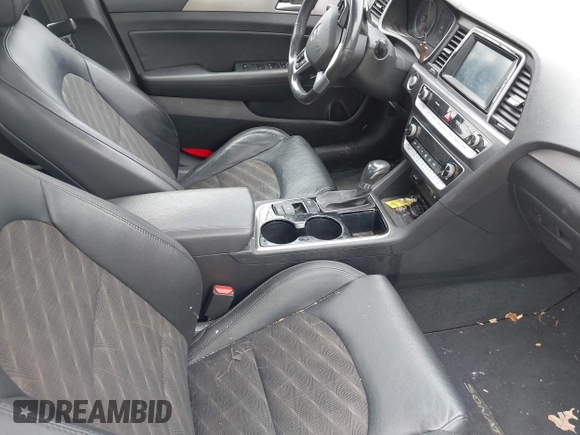 2018 Hyundai Sonata Sport with VIN 5NPE34AF0JH710477, listed as a IAAI auction lot 42104684 with 158,260 mi miles and . Bid and sale history available at carsss.com. Image 5.