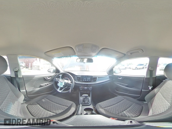 2020 Kia Rio S with VIN 3KPA24AD1LE321905, listed as a Copart auction lot 61011384 with 34,621 mi miles and Salvage Title. Bid and sale history available at carsss.com. Image 12.