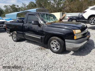 2004 Chevrolet Silverado 1500 LS with VIN 1GCEC14V64Z278346, listed as a Copart auction lot 74509394 with 0 mi miles and Salvage Title. Bid and sale history available at carsss.com. Image 4.