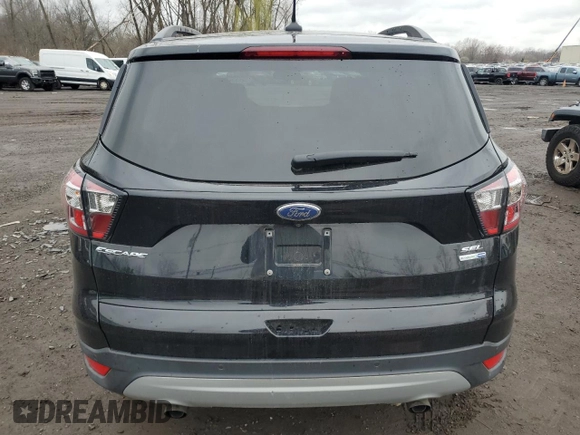 2018 Ford Escape SEL with VIN 1FMCU9HD5JUA26757, listed as a Copart auction lot 52683605 with 33,967 mi miles and Salvage Title. Bid and sale history available at carsss.com. Image 6.
