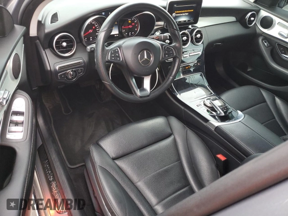 2015 Mercedes-Benz C 300 with VIN 55SWF4JB6FU080798, listed as a Copart auction lot 45738265 with 79,573 mi miles and Salvage Title. Bid and sale history available at DreamBid. Image 8.
