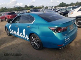 2020 Lexus GS with VIN JTHEZ1BL9LA019572, listed as a Copart auction lot 71178534 with 0 mi miles and Salvage Title. Bid and sale history available at carsss.com. Image 2.