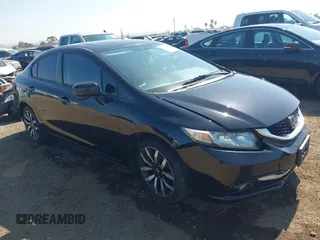 2015 Honda Civic EX-L z VIN 2HGFB2F93FH555035, wystawiony jako IAAI lot #42152303 z przebiegiem 86 775 mil mil oraz . Historia ofert i sprzedaży dostępna na DreamBid. Obrazek 1.
