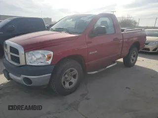 2008 Dodge 1500 ST with VIN 1D7HA16K88J178121, listed as a Copart auction lot 49437225 with 32,938 mi miles and Salvage Title. Bid and sale history available at DreamBid. Image 1.