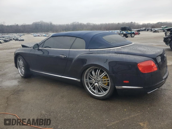 2013 Bentley Continental GT with VIN SCBGR3ZA3DC078314, listed as a Copart auction lot 43062685 with 71,542 mi miles and Salvage Title. Bid and sale history available at DreamBid. Image 2.