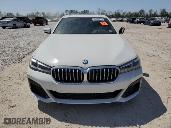2022 BMW 5 Series 530i xDrive with VIN WBA13BJ00NCL04213, listed as a Copart auction lot 48920615 with 23,910 mi miles and Salvage Title. Bid and sale history available at carsss.com. Image 5.