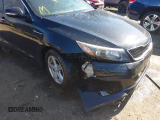 2014 Kia Optima LX with VIN 5XXGM4A71EG270298, listed as a IAAI auction lot 41839869 with 126,209 mi miles. Bid and sale history available at carsss.com. Image 6.