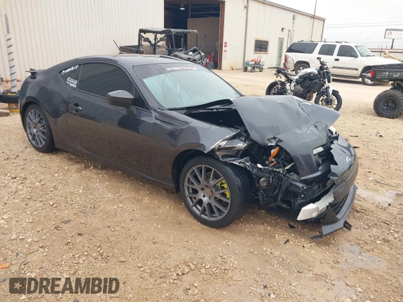 2013 Subaru BRZ Limited with VIN JF1ZCAC13D1610750, listed as a IAAI auction lot 41387911 with 95,518 mi miles. Bid and sale history available at carsss.com. Image 1.