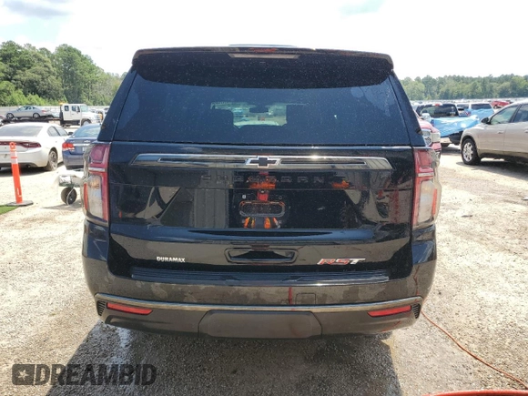 2021 Chevrolet Suburban RST with VIN 1GNSKEKT7MR469473, listed as a Copart auction lot 67479964 with 59,192 mi miles and Salvage Title. Bid and sale history available at carsss.com. Image 6.