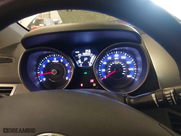 2013 Hyundai Elantra GLS with VIN 5NPDH4AE9DH211671, listed as a IAAI auction lot 41419778 with 158,932 mi miles. Bid and sale history available at carsss.com. Image 7.