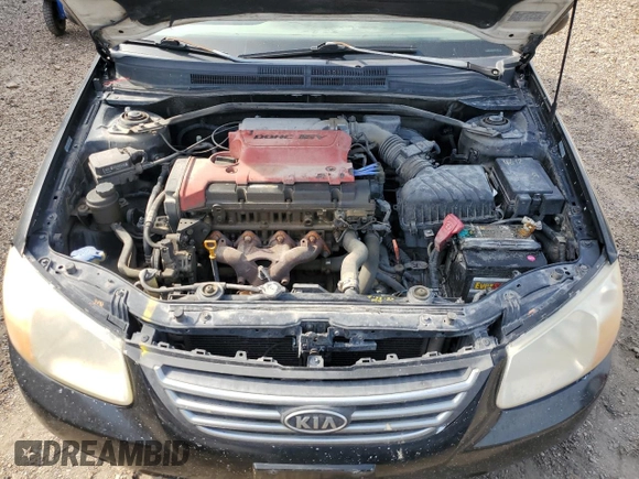 2008 Kia Spectra with VIN KNAFE161885010269, listed as a Copart auction lot 51712965 with 0 mi miles and Salvage Title. Bid and sale history available at carsss.com. Image 11.