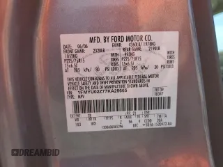 2007 Ford Escape XLS with VIN 1FMYU02Z77KA28665, listed as a Copart auction lot 64358445 with 67,350 mi miles and Clean title. Bid and sale history available at DreamBid. Image 13.