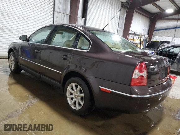 2004 Volkswagen Passat GLS z VIN WVWPD63B24P158792, wystawiony jako Copart lot #53449945 z przebiegiem 90 749 mil mil oraz Szkoda całkowita • Salvage title. Historia ofert i sprzedaży dostępna na DreamBid. Obrazek 2.