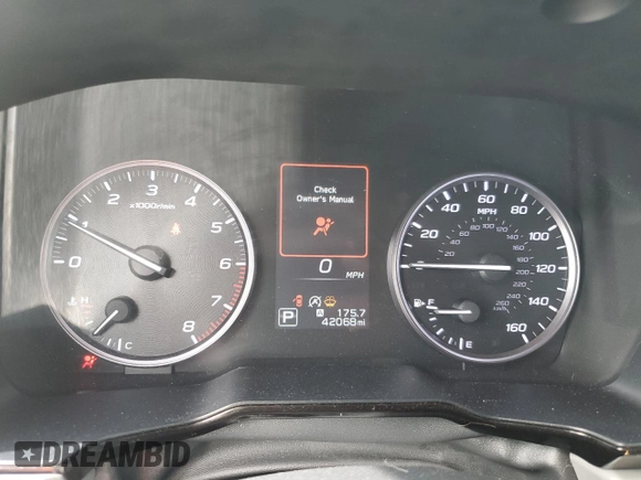 2022 Subaru Outback Premium with VIN 4S4BTAFC5N3239438, listed as a Copart auction lot 62679545 with 42,068 mi miles and Non repairable. Bid and sale history available at DreamBid. Image 9.