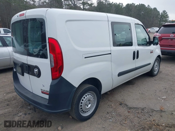 2019 Ram ProMaster City Cargo Tradesman z VIN ZFBHRFAB1K6M31770, wystawiony jako IAAI lot #41123546 z przebiegiem 75 517 mil mil oraz . Historia ofert i sprzedaży dostępna na DreamBid. Obrazek 4.