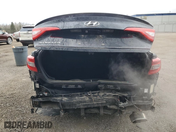 2017 Hyundai Sonata 2.4L with VIN 5NPE24AF3HH448466, listed as a Copart auction lot 51774145 with 187,231 mi miles and Salvage Title. Bid and sale history available at carsss.com. Image 6.