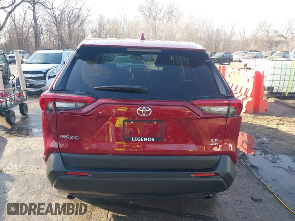 2023 Toyota RAV4 LE with VIN 2T3G1RFV2PW350562, listed as a IAAI auction lot 41786114 with 22,164 mi miles. Bid and sale history available at carsss.com. Image 16.
