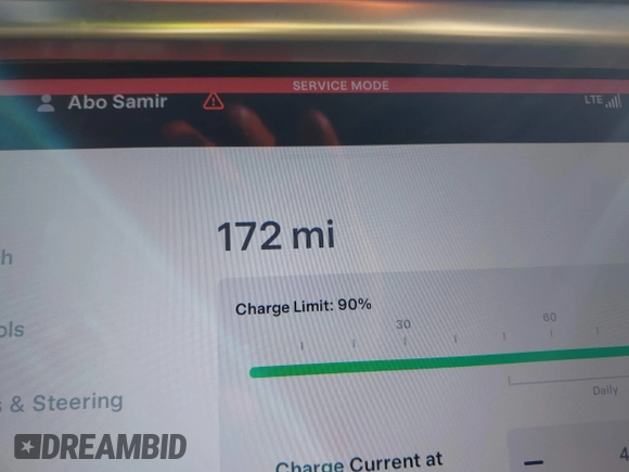 2016 Tesla Model X 70D with VIN 5YJXCBE24GF019450, listed as a IAAI auction lot 41517321 with 96,831 mi miles. Bid and sale history available at carsss.com. Image 17.