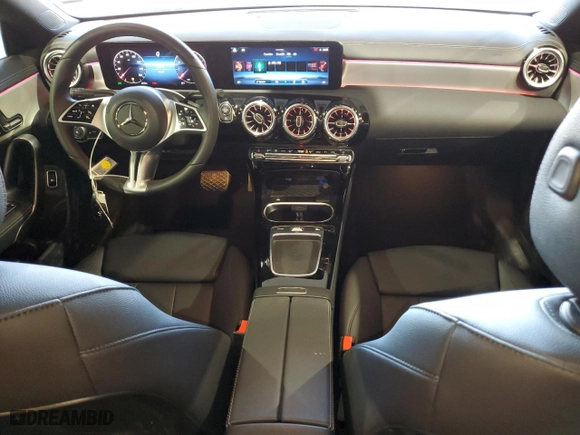 2025 Mercedes-Benz CLA with VIN W1K5J4HB3SN518096, listed as a Copart auction lot 48370735 with 9,076 mi miles and Clean Title. Bid and sale history available at carsss.com. Image 8.