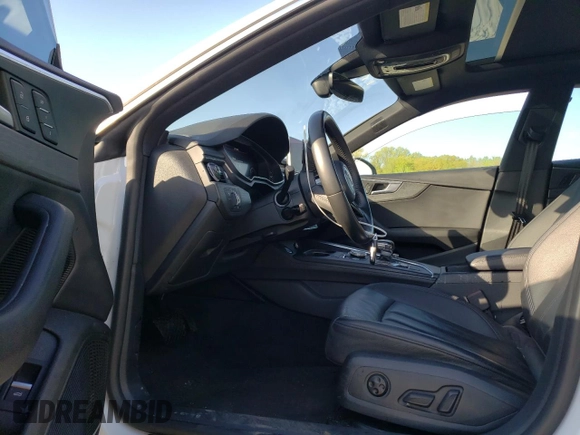 2018 Audi A5 Sportback Premium Plus with VIN WAUBNCF54JA010070, listed as a Copart auction lot 48470963 with 60,269 mi miles. Bid and sale history available at carsss.com. Image 7.