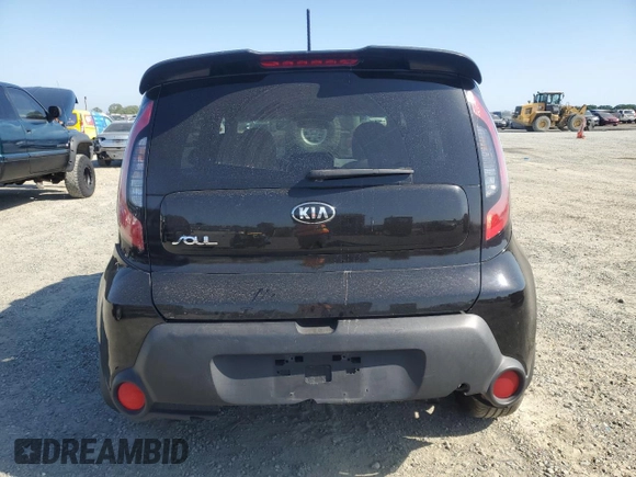 2015 Kia Soul + with VIN KNDJP3A56F7186543, listed as a Copart auction lot 55656925 with 135,165 mi miles and Salvage Title. Bid and sale history available at DreamBid. Image 6.