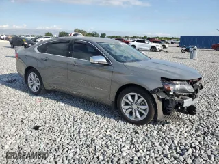 2017 Chevrolet Impala LT with VIN 2G1105S34H9184877, listed as a Copart auction lot 52878955 with 27,480 mi miles and Salvage Title. Bid and sale history available at carsss.com. Image 4.