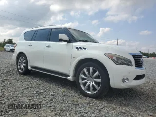 2014 Infiniti QX80 with VIN JN8AZ2NF2E9552173, listed as a Copart auction lot 54492725 with 162,125 mi miles and Salvage title. Bid and sale history available at DreamBid. Image 4.