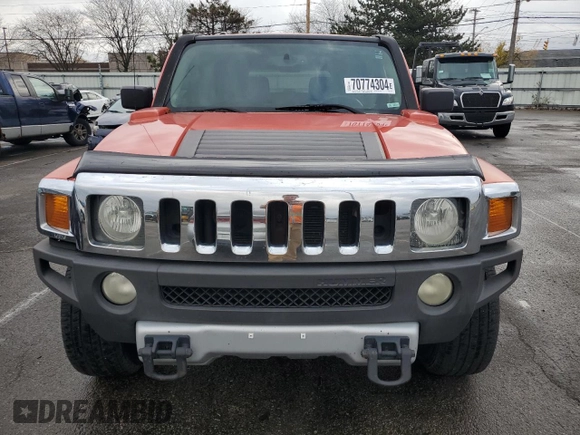 2008 Hummer H3 Luxury с VIN 5GTEN13E488176169, выставлен на аукционе Copart как лот 70774304 с пробегом 235 714 миль миль и Списание • Salvage title. История ставок и продаж доступна на DreamBid. Изображение 5.