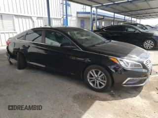 2015 Hyundai Sonata 2.4L SE with VIN 5NPE24AF4FH217346, listed as a Copart auction lot 53923845 with 104,000 mi miles and Salvage Title. Bid and sale history available at carsss.com. Image 4.