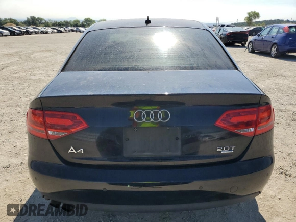 2009 Audi A4 Prestige with VIN WAUMF78KX9A093483, listed as a Copart auction lot 65438435 with 198,045 mi miles and Salvage title. Bid and sale history available at DreamBid. Image 6.