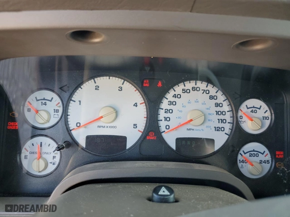 2003 Dodge Ram 2500 ST with VIN 3D7KA286X3G723192, listed as a Copart auction lot 72010984 with 187,995 mi miles and Salvage Title. Bid and sale history available at carsss.com. Image 9.
