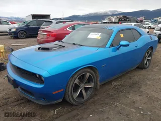 2015 Dodge Challenger R/T with VIN 2C3CDZAT3FH816496, listed as a IAAI auction lot 41194361 with 1 mi miles. Bid and sale history available at carsss.com. Image 2.