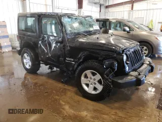2018 Jeep Wrangler Sport S with VIN 1C4AJWAG6JL806828, listed as a Copart auction lot 48940925 with Not provided miles and Non repairable. Bid and sale history available at DreamBid. Image 4.