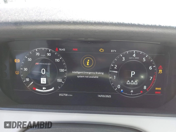 2019 Land Rover Range Rover Velar R-Dynamic SE z VIN SALYL2EXXKA210087, wystawiony jako IAAI lot #41801144 z przebiegiem 52 758 mil mil oraz . Historia ofert i sprzedaży dostępna na DreamBid. Obrazek 7.