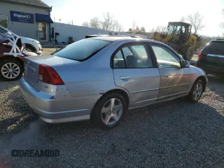 2004 Honda Civic EX with VIN 1HGES26714L012163, listed as a Copart auction lot 49318105 with 172,075 mi miles and Salvage Title. Bid and sale history available at DreamBid. Image 3.