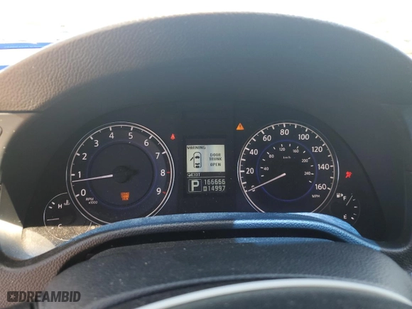 2011 Infiniti G37 Coupe Journey with VIN JN1CV6EK4BM211275, listed as a Copart auction lot 53703355 with 166,666 mi miles and Salvage Title. Bid and sale history available at carsss.com. Image 9.