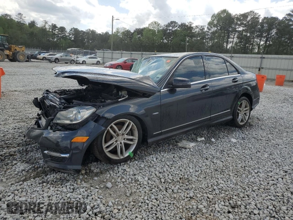 2012 Mercedes-Benz C 250 Sport with VIN WDDGF4HB1CA602310, listed as a Copart auction lot 51802745 with Not Provided miles and Non Repairable. Bid and sale history available at DreamBid. Image 1.